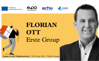 ფლორიან ოტი - ავსტრია, Erste Group Bank AG, სოციალური ბანკის განვითარების მენეჯერი
